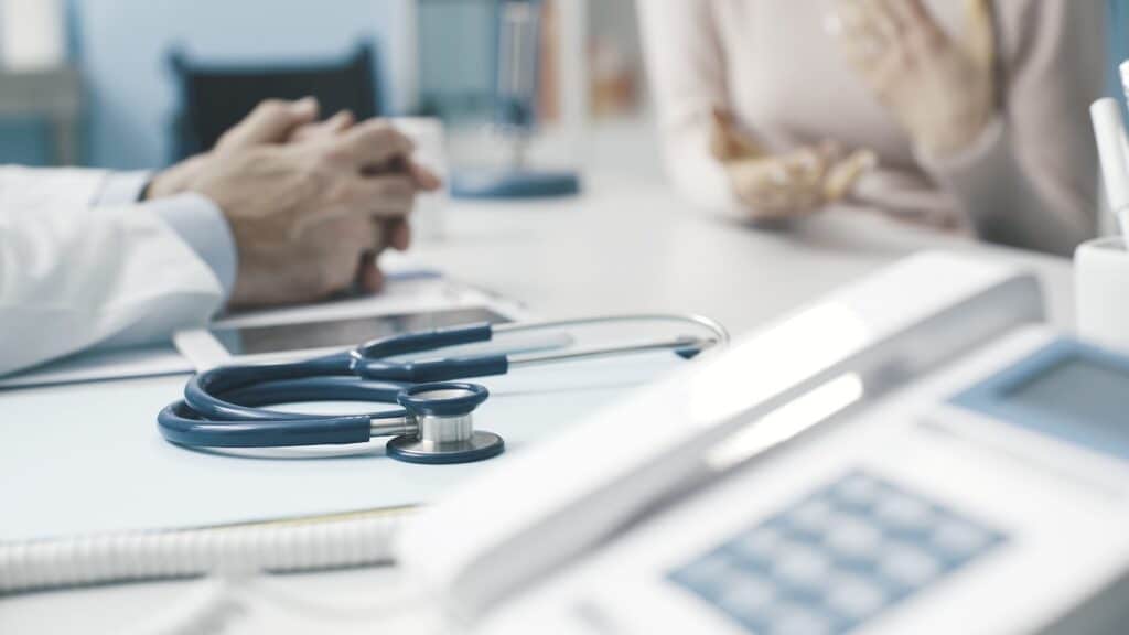 doctor and patient meeting